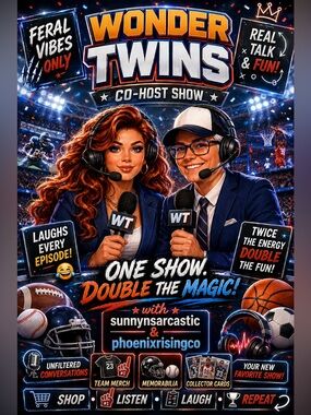 Wonder Twins LIVE! Sports Fandom and Shenanigans!! July 19, 10:30am EST